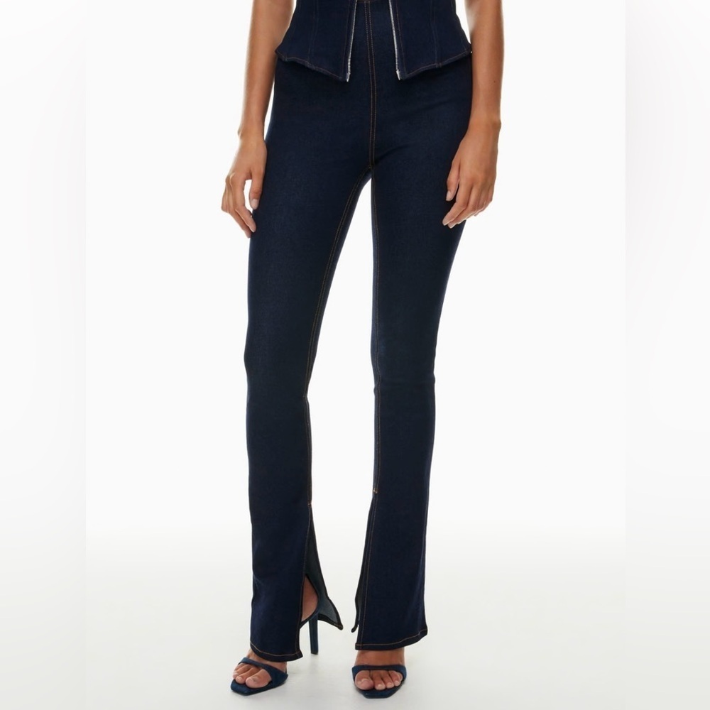 EUC EB Denim- Split Hem Jeggings. Size XL